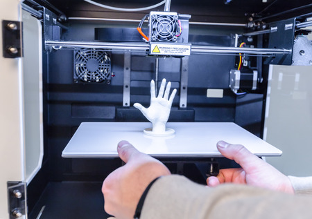 3d printing in progressの写真素材