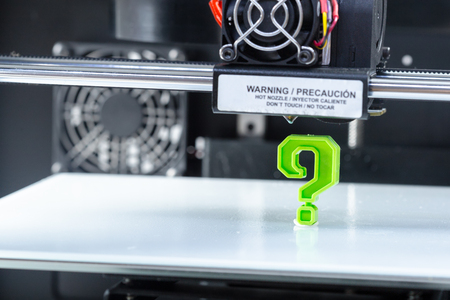3d printing in progressの写真素材