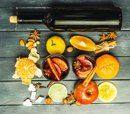 Christmas mulled wineの写真素材