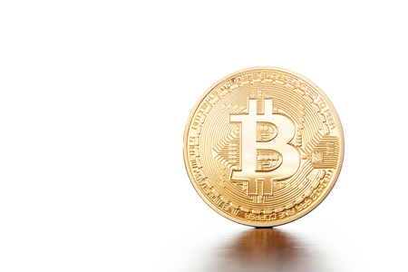 Photo Golden Bitcoinの写真素材