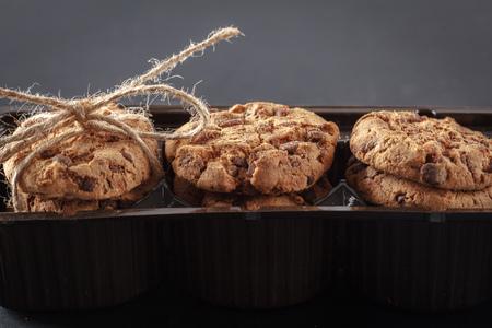 Chocolate cookiesの写真素材