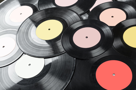 Vinyl recordsの写真素材