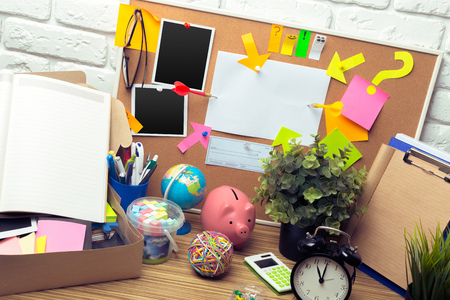 Office tableの写真素材