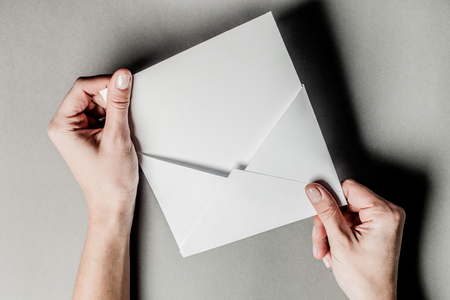 Blank envelopes