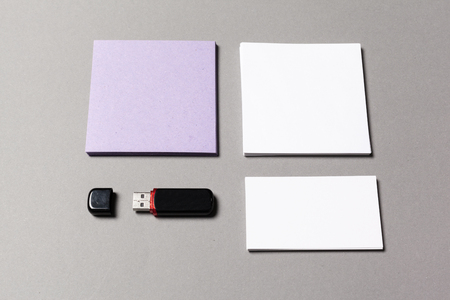 Mock up on grey background