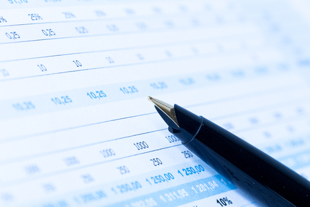 Financial accountingの写真素材