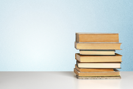 Books on the tableの写真素材