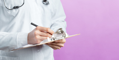 Hands of medical doctorの写真素材