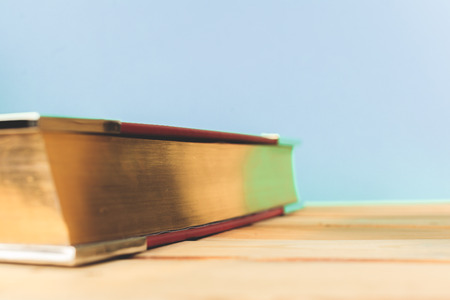 Book on a deskの写真素材