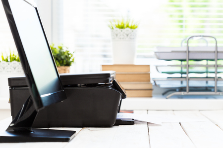 Printer, copier, scanner. Office table