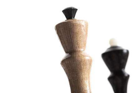 Chess figure isolated on the white backgroundの写真素材