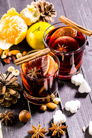 Christmas mulled wineの写真素材
