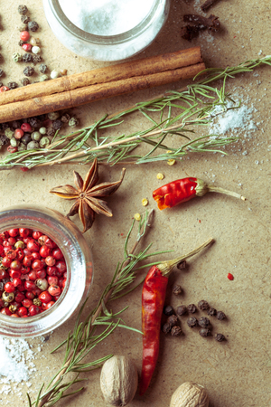 Spices and herbsの写真素材