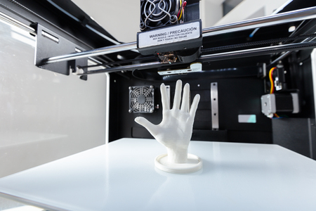 3d printing in progressの写真素材