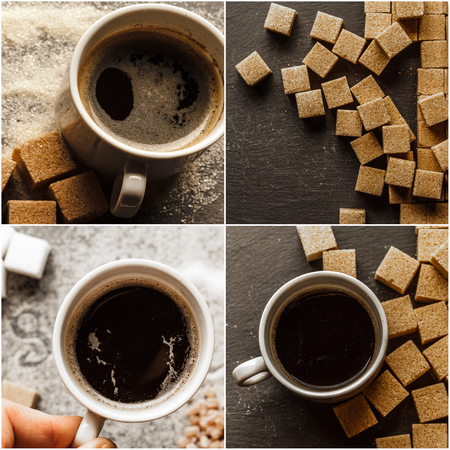 sugar on the tableの写真素材