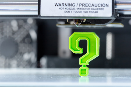 3d printing in progressの写真素材