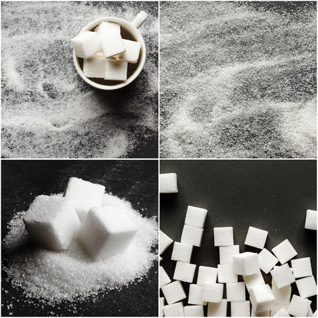 sugar on the tableの写真素材