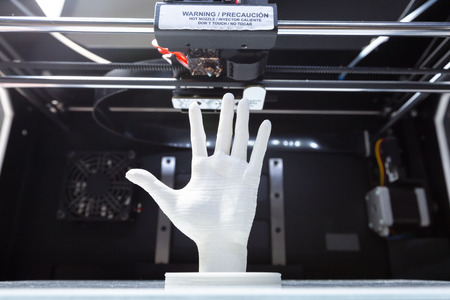 3d printing in progressの写真素材