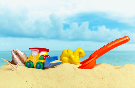 On the beachの写真素材