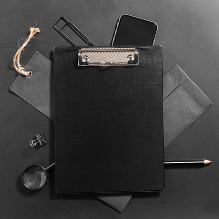 Blank stationery set. Corporate identity templateの写真素材