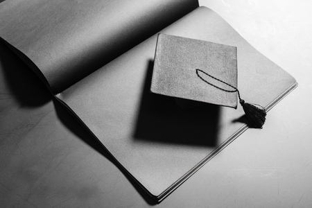 Black business cards. Mock up.の写真素材