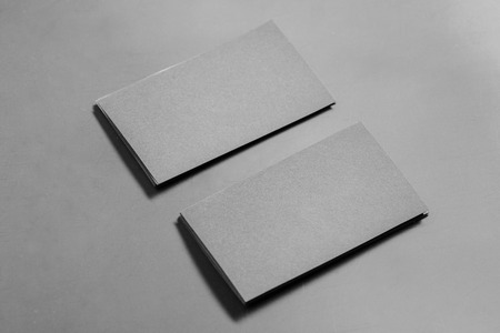 Blank business card mock upの写真素材