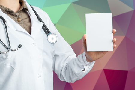 Hands of medical doctorの写真素材