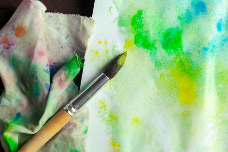 Watercolor background for textures and backgroundsの写真素材