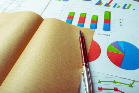 Graphical chart analysisの写真素材