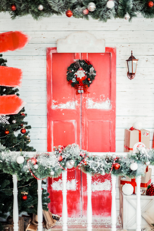 Christmas holiday backgroundの写真素材