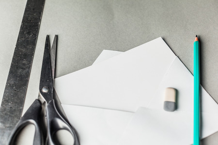 Blank envelopesの写真素材