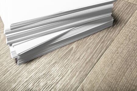Blank  poster on wood to replace your design