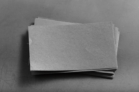 Blank business card mock upの写真素材