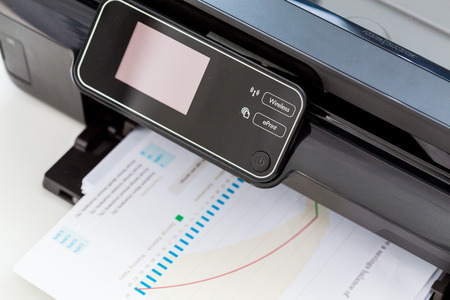 Printer, copier, scanner. Office table