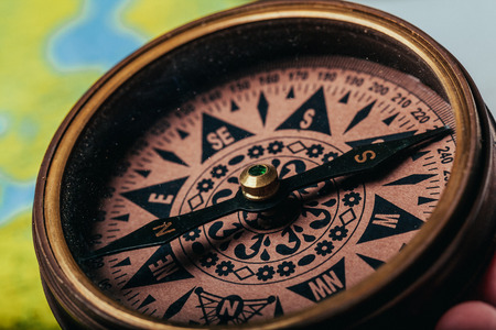 Compass, mapの写真素材