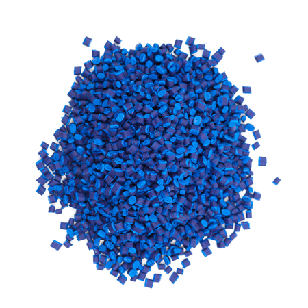 blue synthetic material for plastic industry