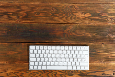 Keyboard from aboveの写真素材