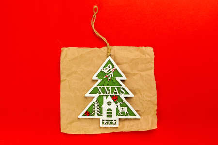 Christmas background, top viewの写真素材