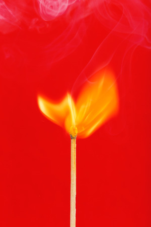 burning matchの写真素材