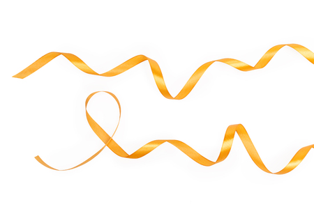 ribbon isolated on whiteの写真素材