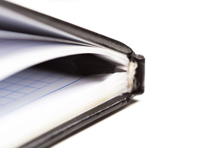 Pen and notebook close upの写真素材