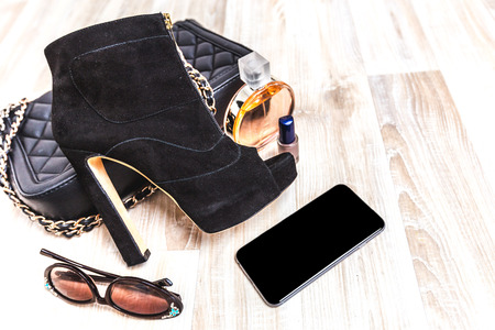 Set of summer clothes.の写真素材