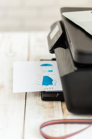 Printer, copier, scanner. Office table