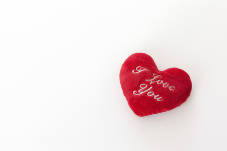 heart isolated, on white backgroundの写真素材