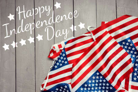 Happy Fourth of July USA Flag