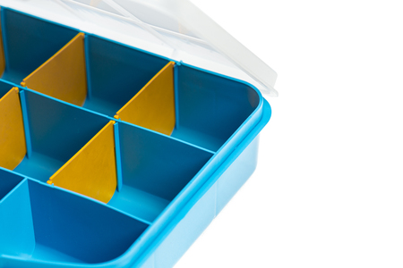 Toolkit box isolated on the white backgroundの写真素材