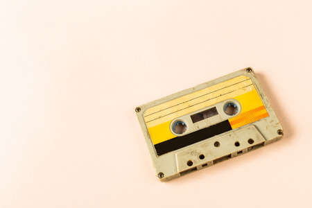 Old Audio Cassette Tapeの写真素材