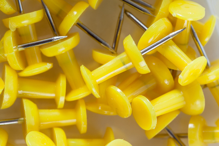 office buttons on a white backgroundの写真素材