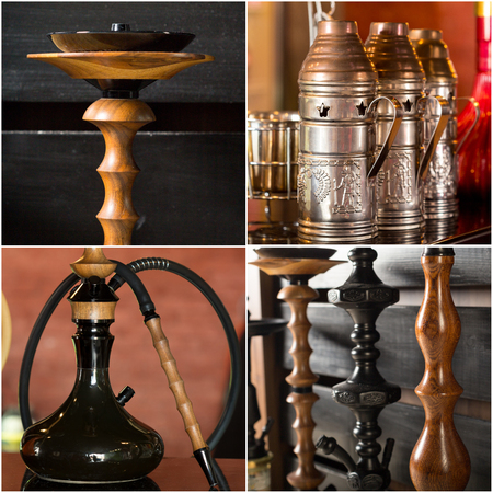 Collage hookahの写真素材