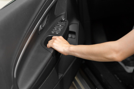 car door insideの写真素材